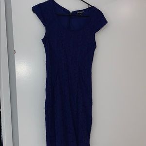 Navy blue dress